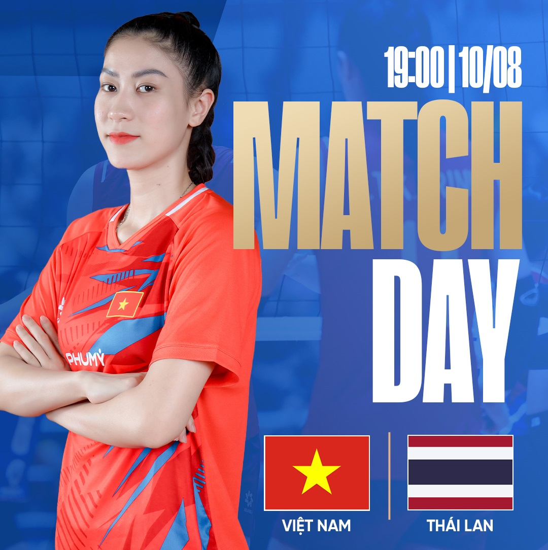 Link xem trực tiếp bóng chuyền nữ Việt Nam và Thái Lan, chặng 2 SEA V-League 2025

